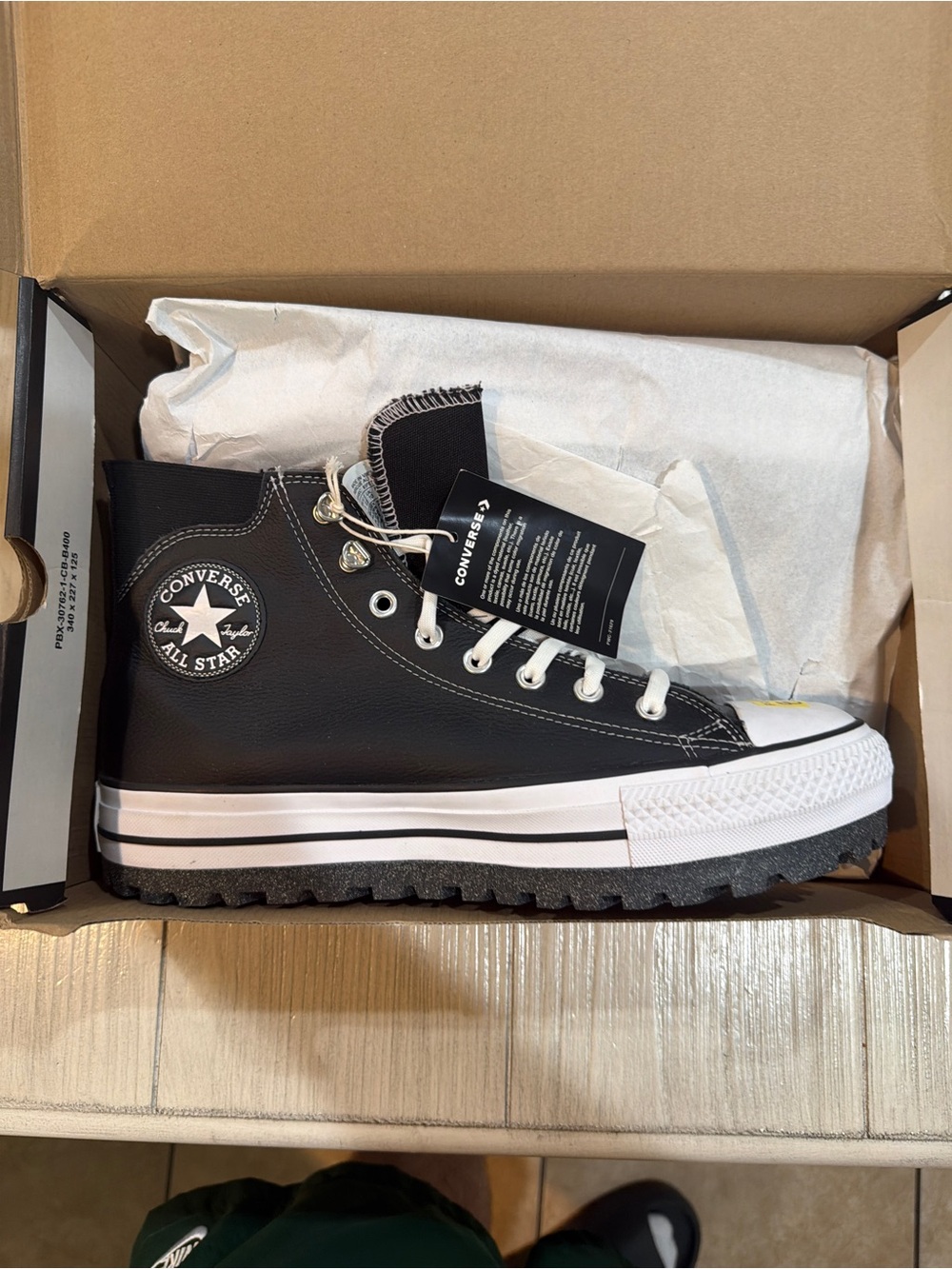 Converse Black & White High-Top All Star Sneaker